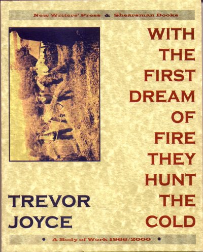 Cover of "with the first dream of fire they hunt the cold" by Trevor Joyce