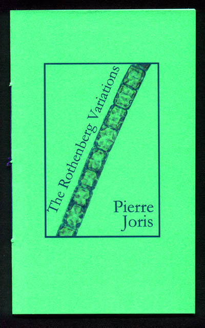 Cover of The Rothenberg Variations by Pierre Joris